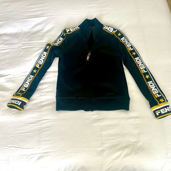 AUTHENTIC Fendi Black and Yellow Jacket - Picture 1 of 4